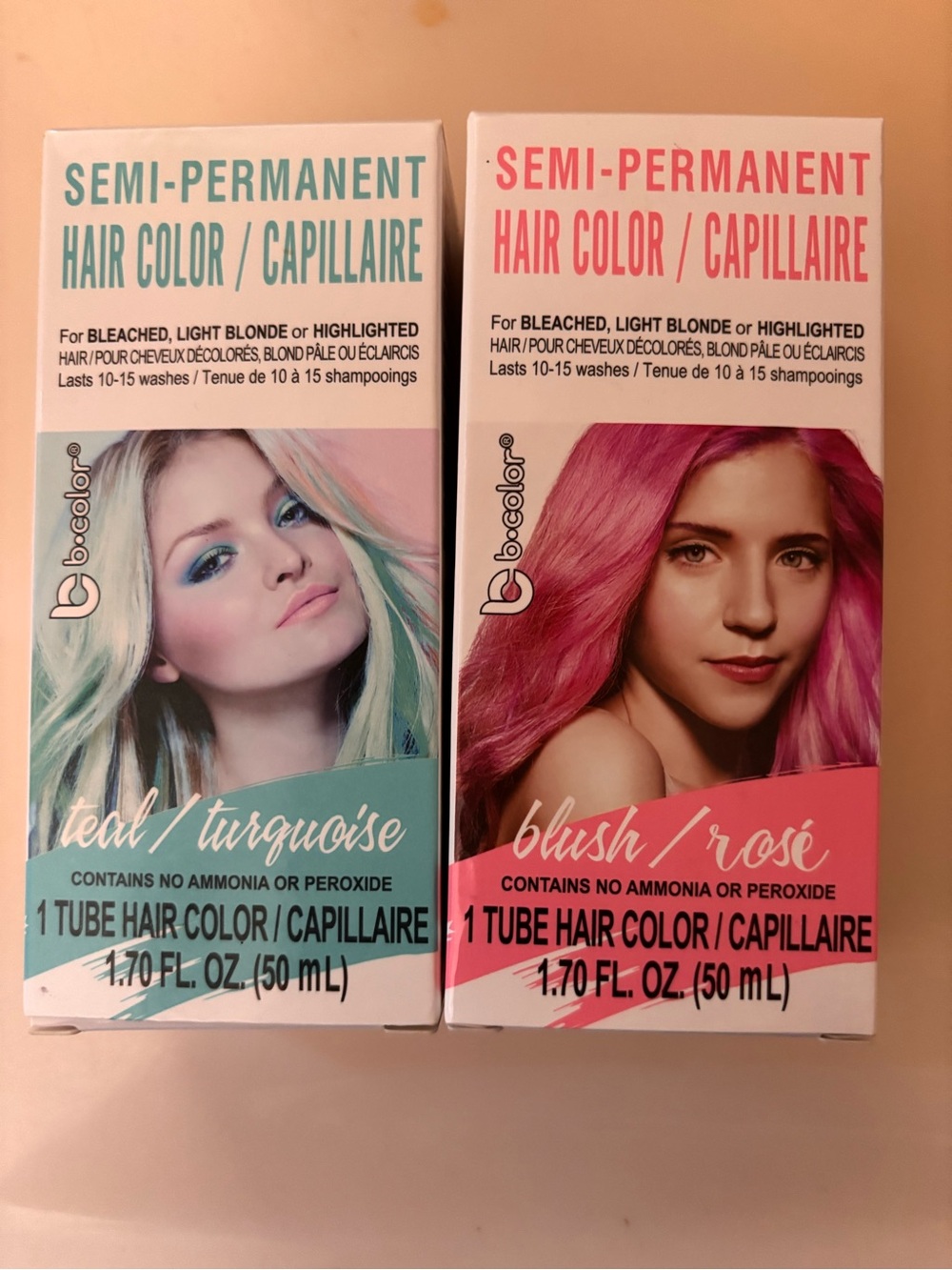 NEW Semi-Permanent Hair Color - Blue-Pink - Picture 4 of 8